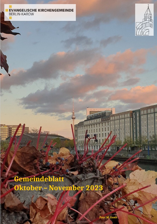 Gemeindeblatt Oktober November 2023